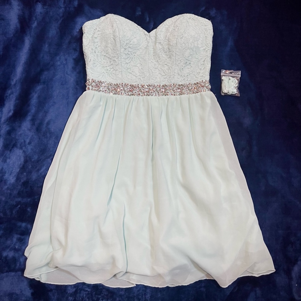 🩵✨Speechless Short Mint party dress🪩